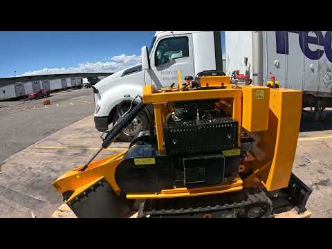 Видео: Первый пень Измельчитель пней Predator 38RX