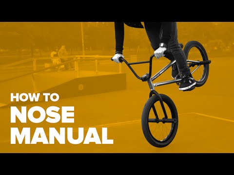 Видео: Как сделать ноуз мануал на BMX (How to Nose manual BMX)