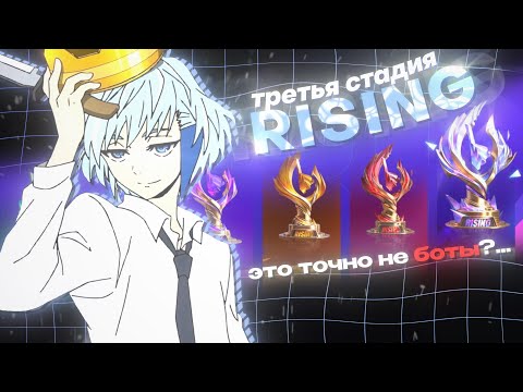 Видео: ЭТО ТОЧНО НЕ БОТЫ? ИГРАЕМ ТРЕТЬЮ СТАДИЮ RISING S1