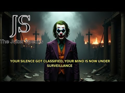 Видео: ВАШЕ МОЛЧАНИЕ БЫЛО ЗАСЕКРЕЧЕНО, ВАШ РАЗУМ ТЕПЕРЬ ПОД НАБЛЮДЕНИЕМ — Речь Джокера (Мощная)