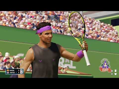 Видео: AO TENNIS 2. Безошибочная игра! Nadal vs Tiafoe. Difficulty PRO/Legend