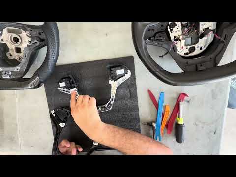 Видео: Как снять и установить рулевое колесо с подрулевыми переключателями передач | Chevy SS / Holden C...