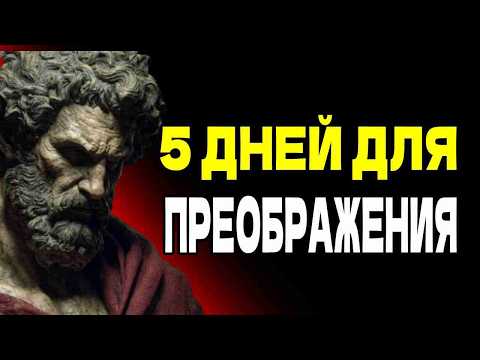 Видео: ГОВОРИ ТАК 5 ДНЕЙ — И ТВОЯ ЖИЗНЬ УЖЕ НИКОГДА НЕ БУДЕТ ПРЕЖНЕЙ | СТОИЦИЗМ
