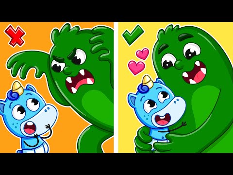 Видео: Уходи, Злой Монстр! 👹 | Веселые Приключения с Младшим Братиком | Крошка Мими🦄