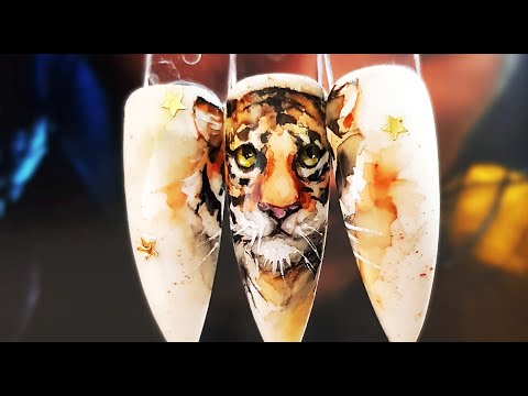 Видео: Золотой ТИГР. Мастер-класс Лилии Нигматуллиной, акварель 🐅