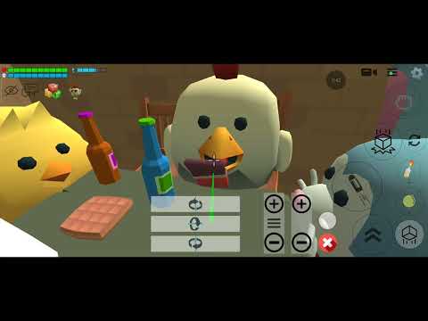 Видео: Школа в Chicken gun 8 серия (столовая)