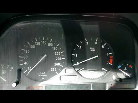 Видео: БМВ Е34 Тест приборки BMW E34