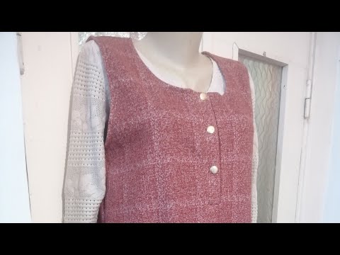 Видео: Иссиккина сарафан бичиб тикамиз Шьём тёплый сарафан we sew a warm sundresses