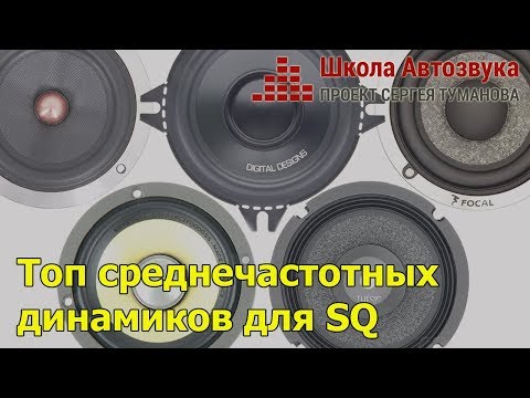 Видео: Топ среднечастотных  динамиков для SQ