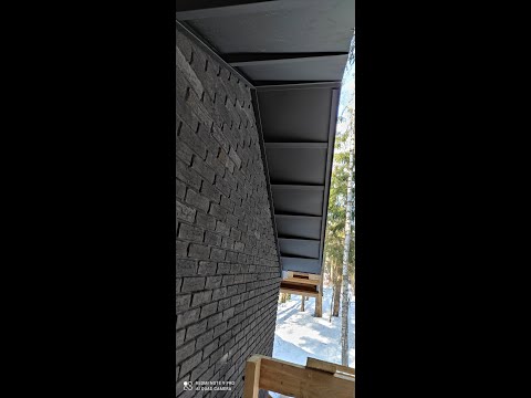 Видео: Софитная часть кровли на объемную рейку. Изготовление и монтаж . Часть 1