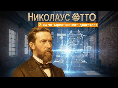 Видео: Николаус Отто .Создатель 4-тактного двигателя
