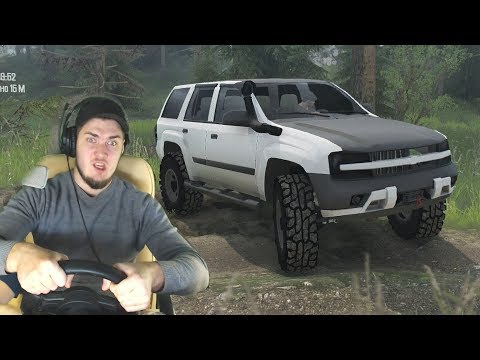 Видео: ЭКСПЕДИЦИЯ ПО БОЛОТАМ в SpinTires MudRunner с РУЛЕМ
