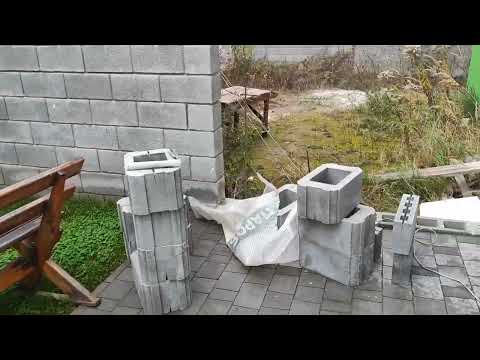 Видео: Муруємо паркан м Рівне. Кладка блоків що і як.