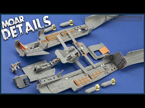 Видео: Детализация остальной части интерьера - Douglas B-26B-50 Invader - ICM - 1/48