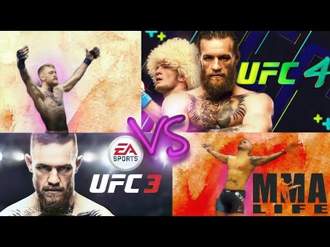 Видео: Что лучше - UFC 3 или UFC 4? Краткий и наглядный итог #ufc #mma #бои