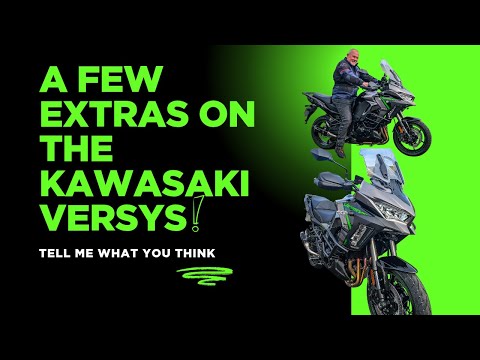 Видео: Мой Kawasaki Versys 1100 SE с несколькими дополнительными опциями