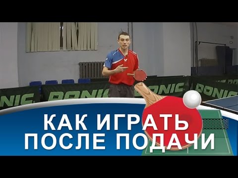 Видео: ТАКТИКА ИГРЫ ПОСЛЕ ПОДАЧИ (ПОДАЧА в настольном теннисе)