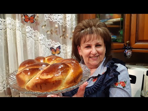 Видео: Калач! Сладкая сдобная выпечка! Вкусный рецепт!