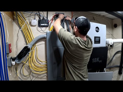 Видео: Альтернативный метод подключения гибридного инвертора EG4 18KPV без переключателя