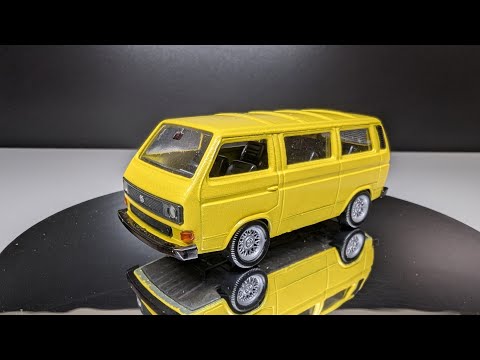 Видео: Volkswagen Caravelle Syncro от производителя Schabak масштабная модель 1:43
