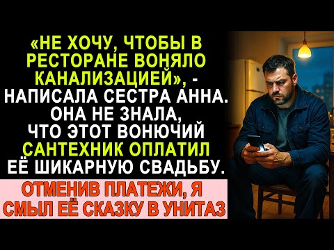 Видео: «Не хочу, чтобы в ресторане воняло канализацией!» — сестра запретила мне прийти на свадьбу