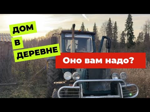 Видео: Старый дом в деревне | топим баню, пашем землю | оно вам надо?
