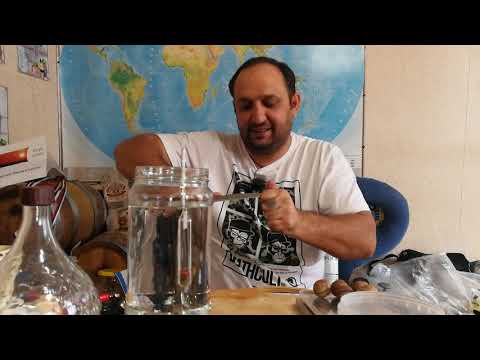 Видео: Настойка из ореха Макадамия. Дегустация прошлогодней настойки от Романа.