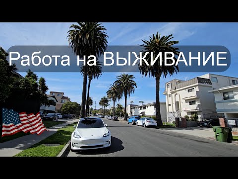 Видео: Работа на ВЫЖИВАНИЕ в США на Тесле в доставке еды.