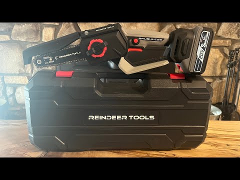 Видео: Обзор мини-бензопилы Reindeer. #diy #review #reindeertools #chainsaw #chainsawman #accurlesschainsaw