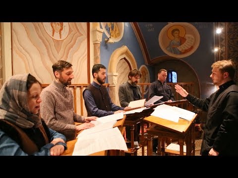 Видео: Полиелей. Византийский распев