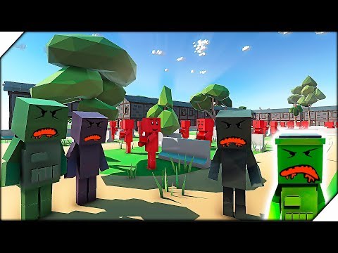 Видео: Зомби пришли в Школу 2 - Игра Ancient Warfare 3. Приключения зомби