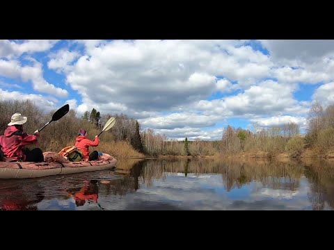 Видео: Река Луза от поселка Опарино до села Ношуль (полностью).