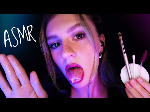 Видео: АСМР 💦 СДЕЛАЮ ТЕБЕ МАКИЯЖ СЛЮНКОЙ 💦 Очень Липкие Звуки Рта 💦