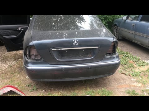 Видео: Меняю рест на дорест задние фонари Мерседес W220