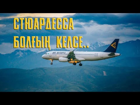Видео: Стюардесса болу үшін не істеу керек? | #бортсерік