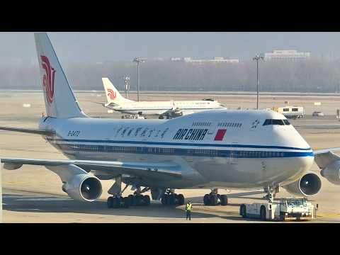Видео: Boeing 747-8 а/к Air China | Рейс Пекин – Гуанчжоу