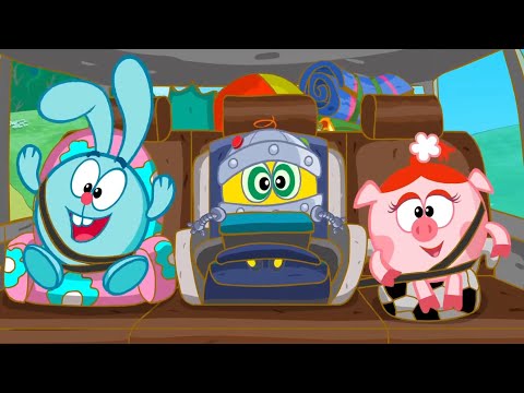 Видео: Азбука безопасности - Правила для пассажиров - Сборник 2023 | Смешарики 2D. Обучающие мультфильмы