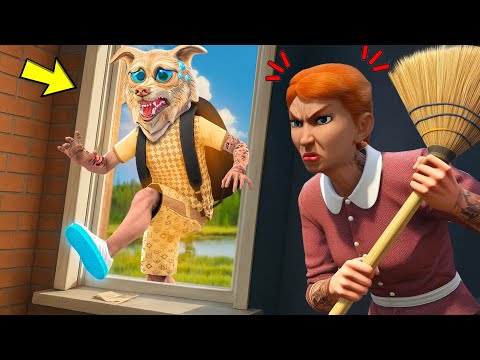 Видео: СБЕГАЮ ОТ ЗЛОЙ НЯНИ В SCHOOLBOY RUNAWAY В ГТА 5 !