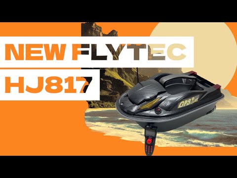 Видео: Огляд на короповий кораблик New Flytec HJ817 Carbon (3 бункера) GPS 9+1