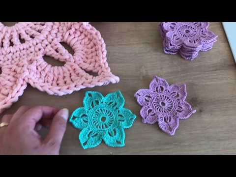 Видео: Элемент крючком МК Очень подробно