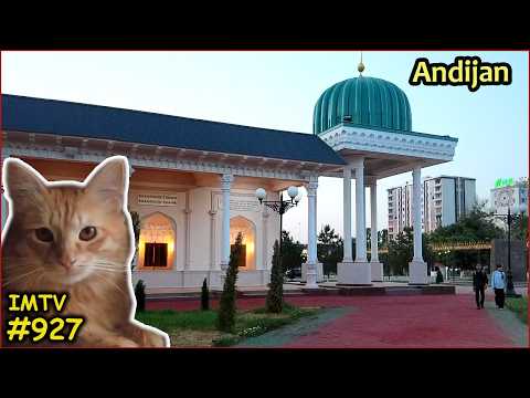 Видео: Вечерний Андижан. Узбекистан. Кот Персик. Отменили автобус в Фергану
