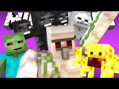 Видео: ЗООПАРК ИЗ МОБОВ! [MINECRAFT SKYCLASH]