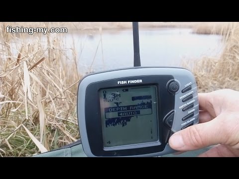 Видео: Беспроводной эхолот FISH FINDER FD39 тест на воде