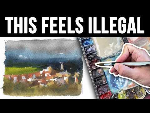 Видео: Как рисовать настолько УДИВИТЕЛЬНЫЕ пейзажи, что это кажется незаконным