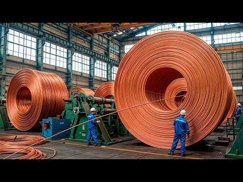 Видео: Как это сделано: Как перерабатывают 17 тонн медного мусора каждую минуту