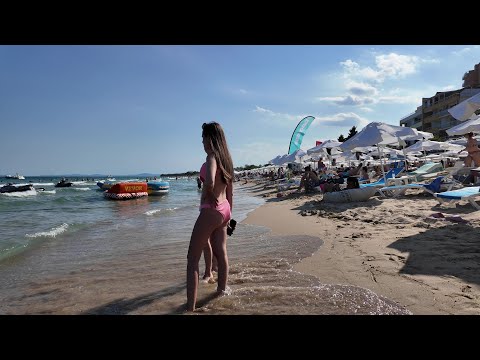 Видео: Южный пляж г.Несебр, Болгария / Black Sea, Nessebar, Bulgaria