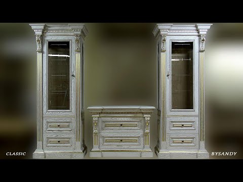 Видео: Классические серванты в гостиную. Как это сделано. Часть 4.