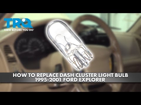 Видео: Как заменить лампочку подсветки приборной панели Ford Explorer 1995-2001