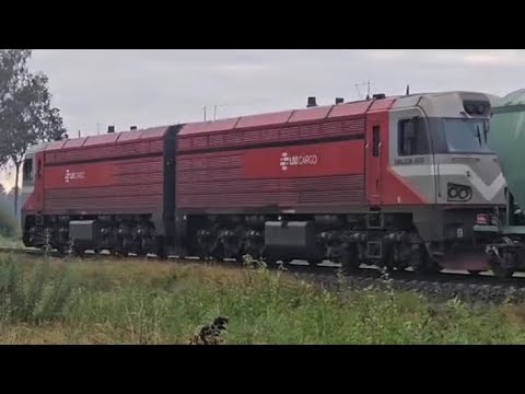 Видео: 2М62УМ-0116 С грузовим составом в Даугавпилс.