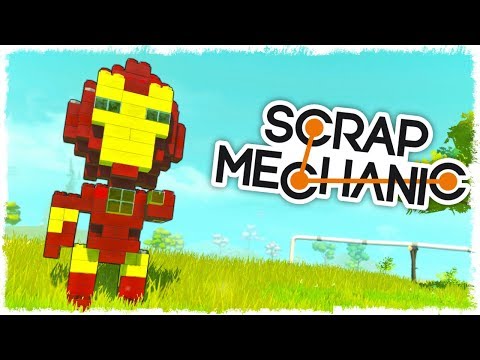 Видео: БИТВА РОБОТОВ В SCRAP MECHANIC!!!